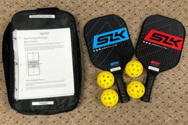 Pickle Ball - paddles and balls