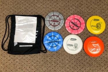 Disc Golf - 6 discs of differing weights 